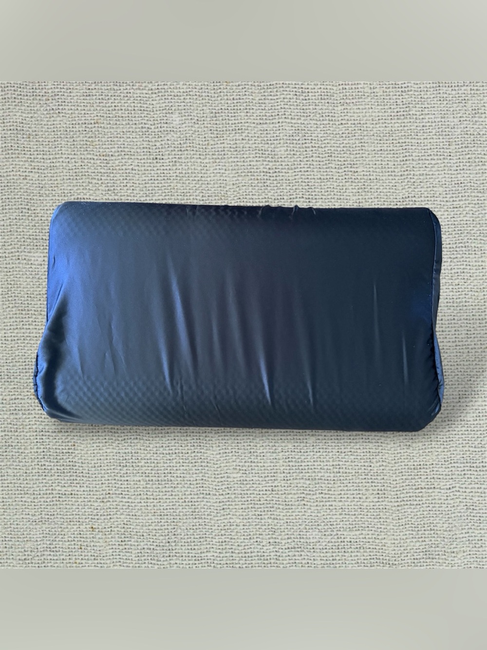 Ergonomic Memory Foam Pillow + Satin Pillowcase